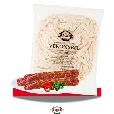 sertés vékonybél 100 yard csomagolt, osztályozott 30-32-es egy csomagban