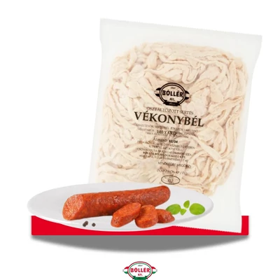 Sertés vékonybél 100 yardos csomagolt, osztályozott (32/34) 1 cs