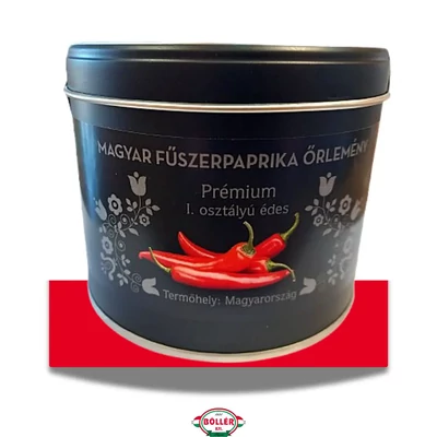 Magyar fűszerpaprika őrlemény I. osztályú édes 200 g Prémium, díszdobozban