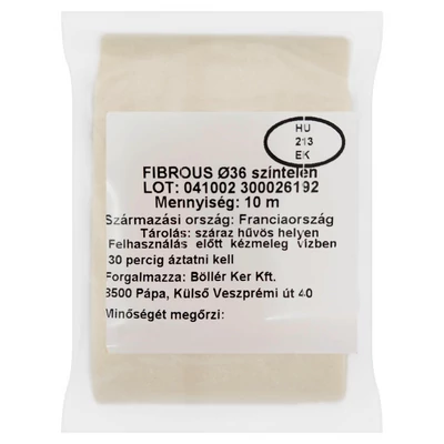 Fibrous D36 színtelen szalámibél 10m