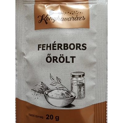 Konyhavarázs Fehérbors őrölt 20 gramm