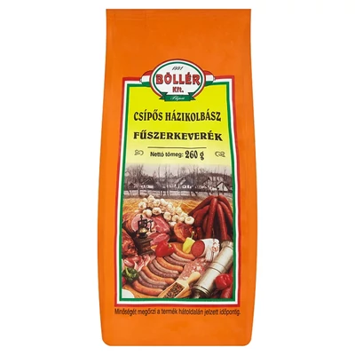 Csípős házikolbász fűszerkeverék 260 gramm