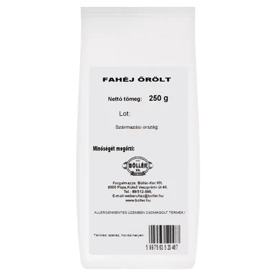 Fahéj őrölt 250 gramm