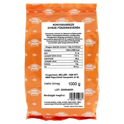 Konyhavarázs Gyros fűszerkeverék 1000 g