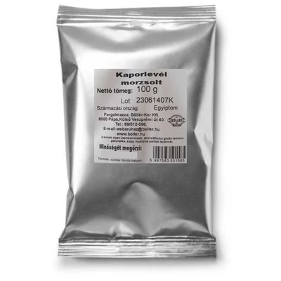 Kaporlevél morzsolt 100 g