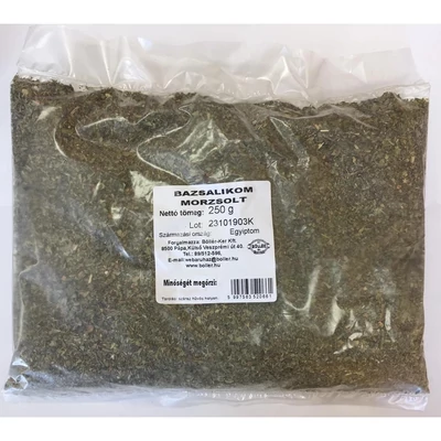 Bazsalikom morzsolt 250 gramm