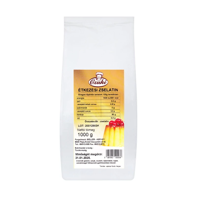 Étkezési zselatin 1000 g