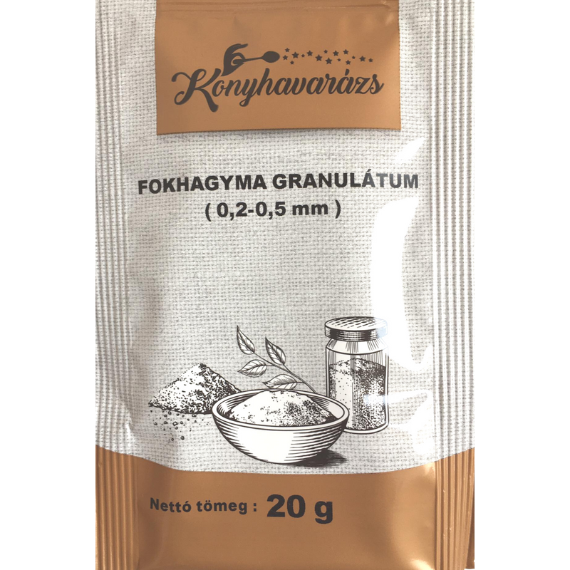 Konyhavarázs Fokhagymagranulátum 20g