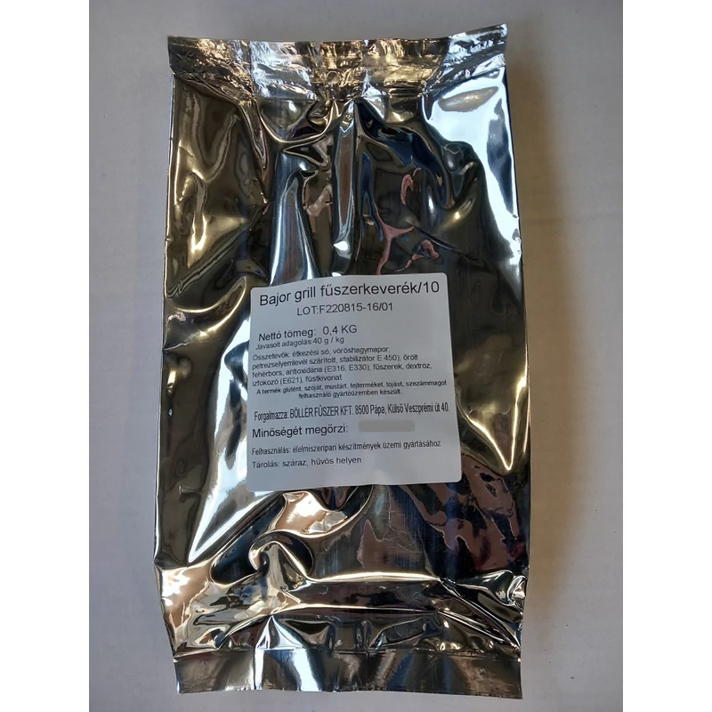 Bajor grillkolbász fűszerkeverék 400 g