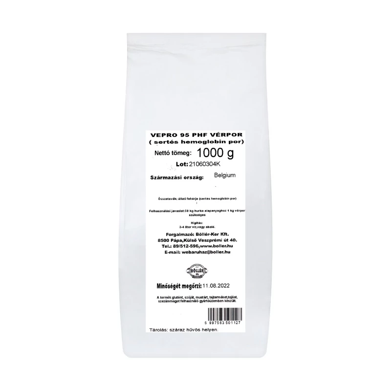 Sertés vér por - hemoglobin 1 kg