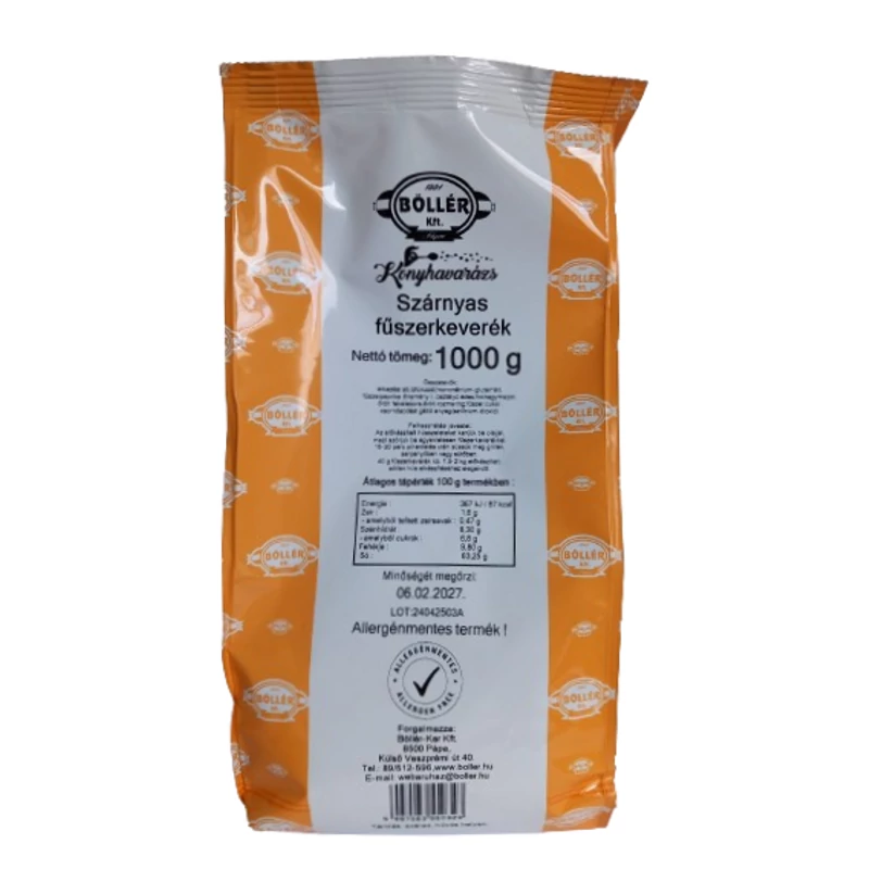 Konyhavarázs Szárnyas fűszerkeverék 1000 gramm