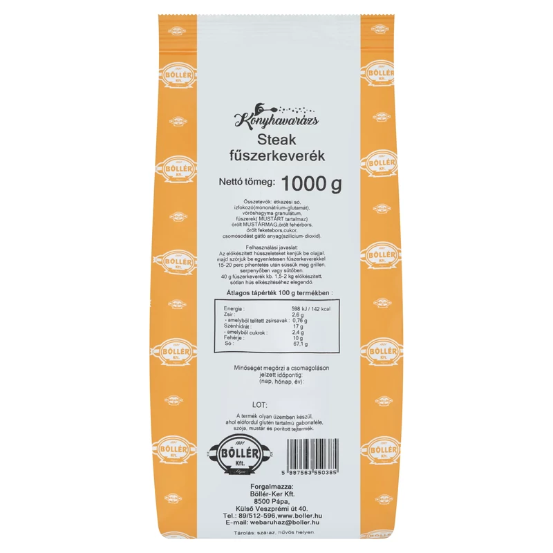 Konyhavarázs Steak fűszerkeverék 1000 g