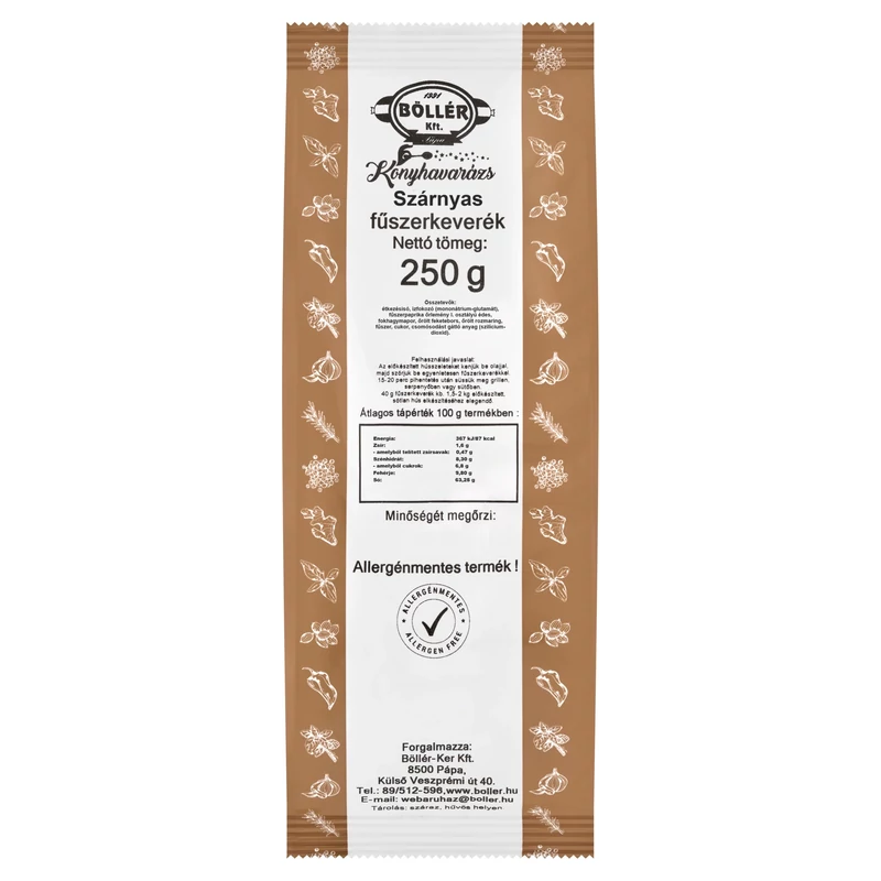 Konyhavarázs Szárnyas fűszerkeverék 250 g