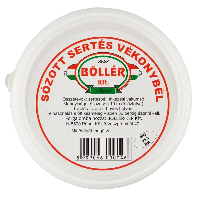 Sertés vékonybél 10 méter egy dobozban