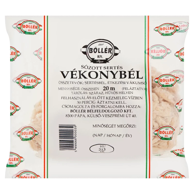 Sertés vékonybél 20 méter egy csomagban